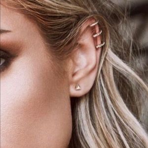 Uncommon James downtown ear cuff gold color